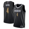 Canotte Uomo Memphis Grizzlies Steven Adams Nike 2023-24 City Edition Nero Swingman